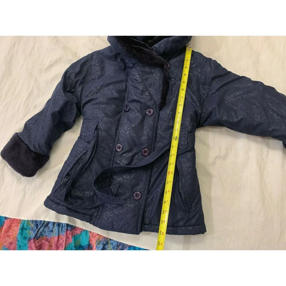 TAILORED BY ROTHSCHILD GIRLS BELTED JACKET COAT SIZE 7/8